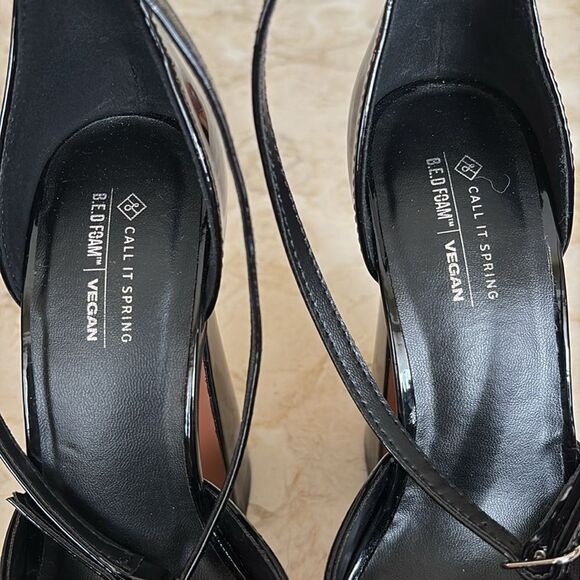 Call It Spring Rebelle Platform 5.5” High Heels 1.5” Platform Vegan Leather - Picture 8 of 16